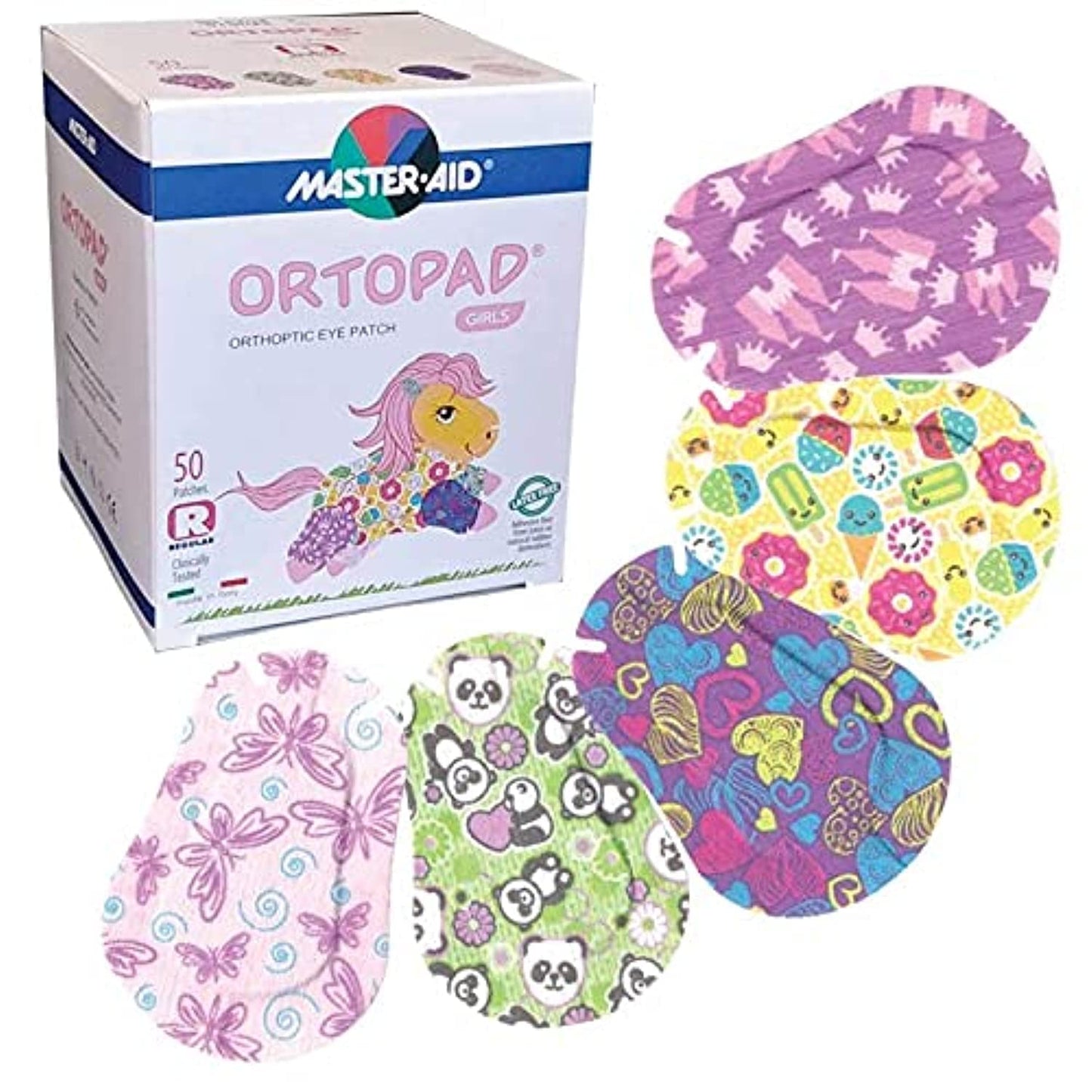 Ortopad Regular Size 30000150 Amblyopia Treatment Eye Patches 50 Count
