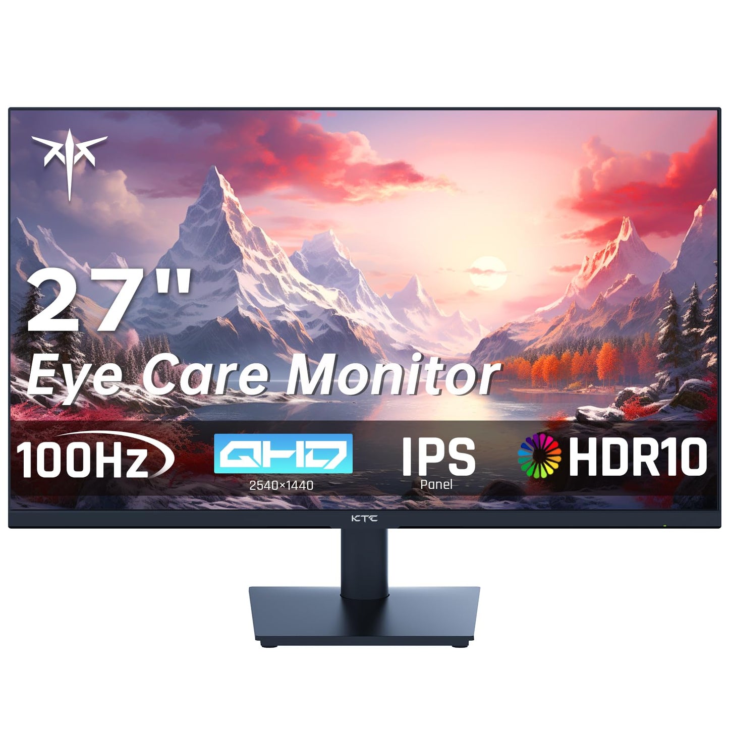 KTC 27 Inch H27T27 QHD 2560x1440 100Hz IPS Monitor