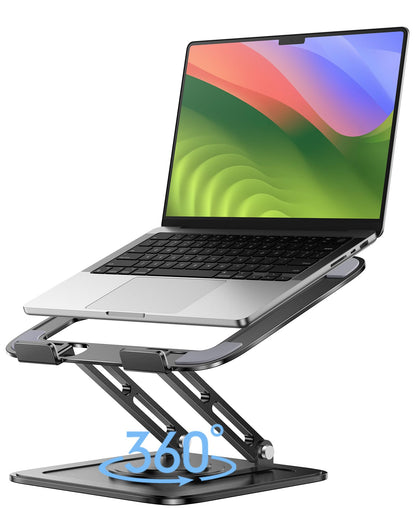 LOXP NH-02 Adjustable Laptop Stand, 360 Rotation, Ergonomic Mount for MacBook and Compatible Laptops