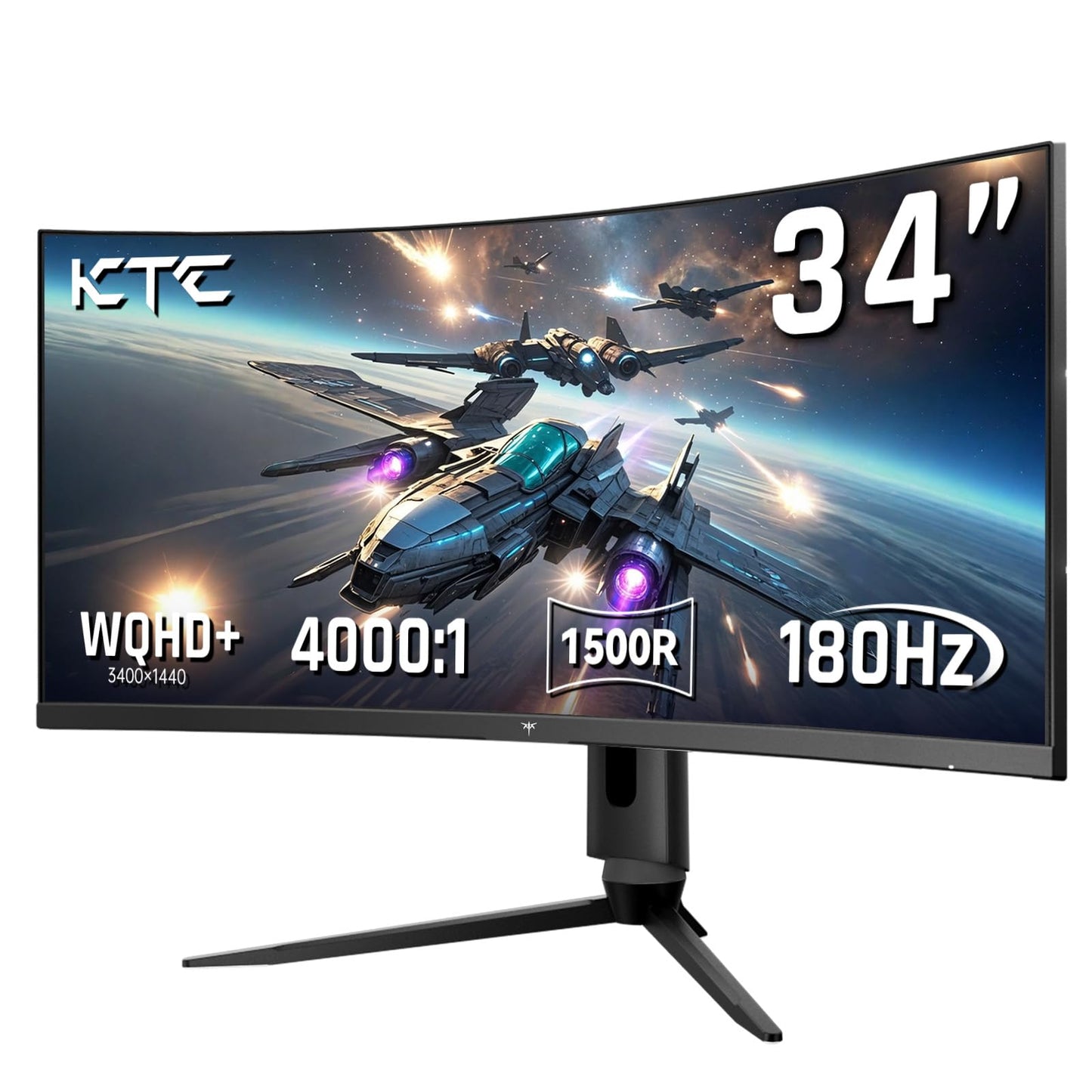 KTC 34 Inches H34S18S 3440x1440 180Hz VA Ultrawide Monitor
