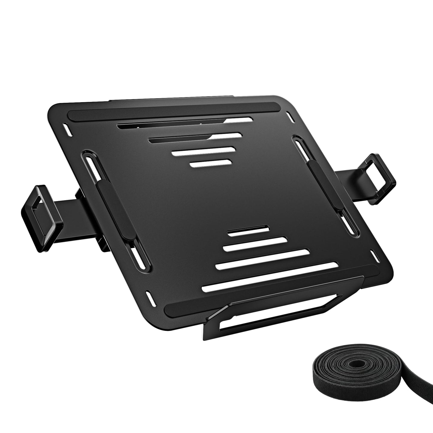 monTEK 12-18 Inch Laptop Tray - Heavy-Duty Steel Wall and Desk Mount, VESA 75x75/100x100