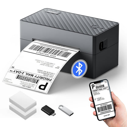 PEDOOLO 4x6 BY-482BT 203 DPI Monochrome Thermal Label Printer
