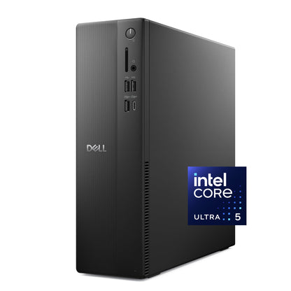 Dell Slim ECS1250 Desktop - Intel Core Ultra 5-225, UHD Graphics, 16GB RAM, 512GB SSD, Windows 11 Home, Black, Tower