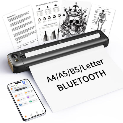 Rongta Portable Thermal Printer F81 Monochrome 600x600dpi Bluetooth USB