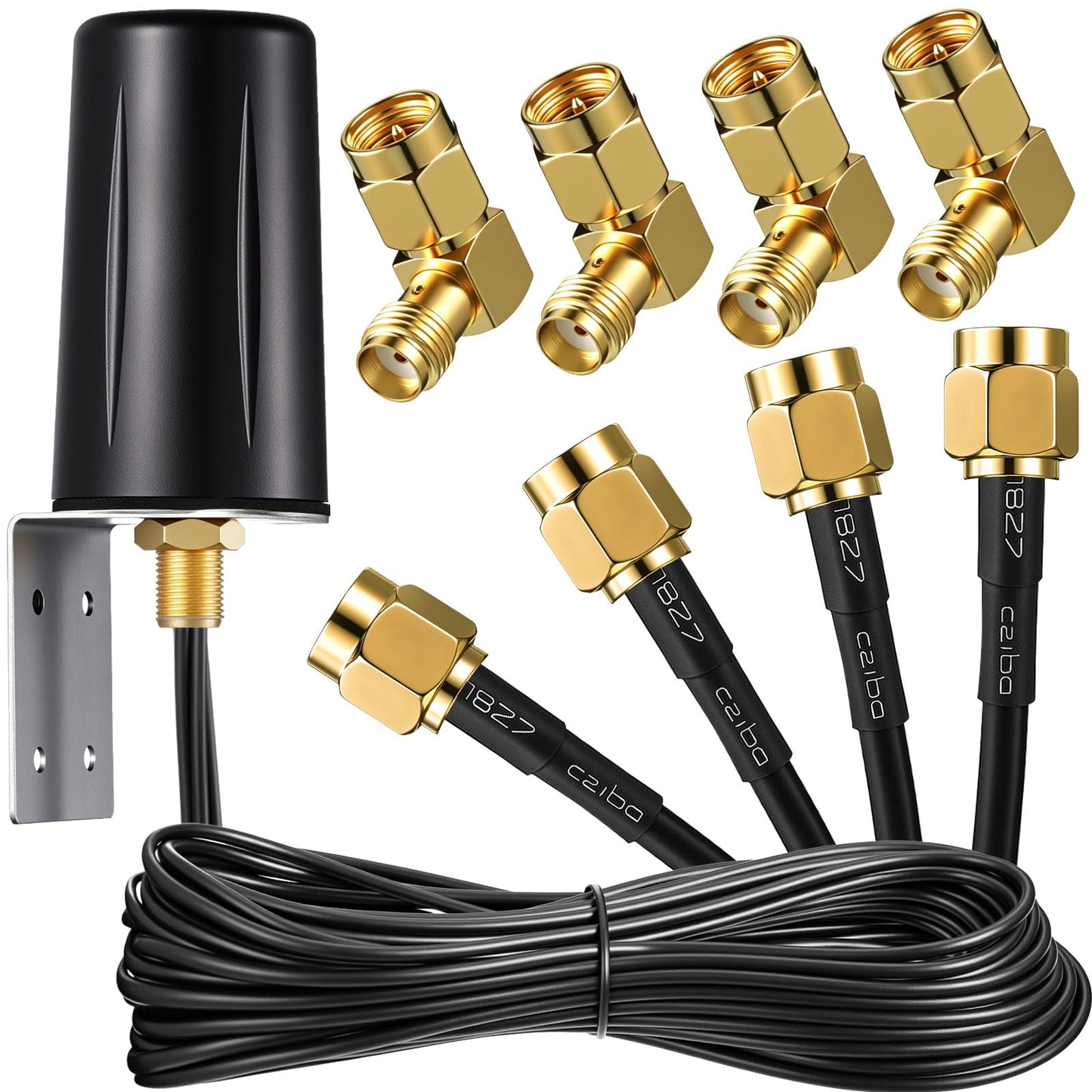 FairySandy 5 Pcs Coaxial Antenna QIA-FairySandy-1061 6000 MHz Indoor Outdoor SMA