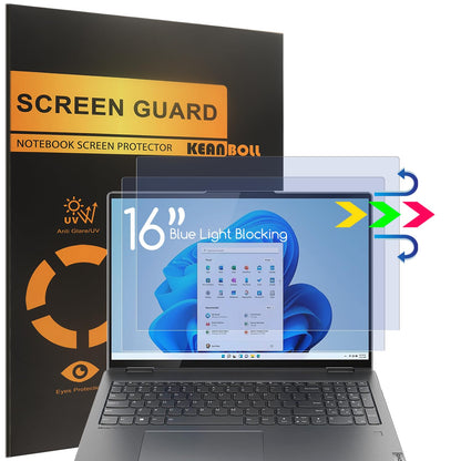 KEANBOLL 16 Inches Lenovo Yoga 7i 16 Anti Blue Light Screen Protector 9H Hardness Matte Finish