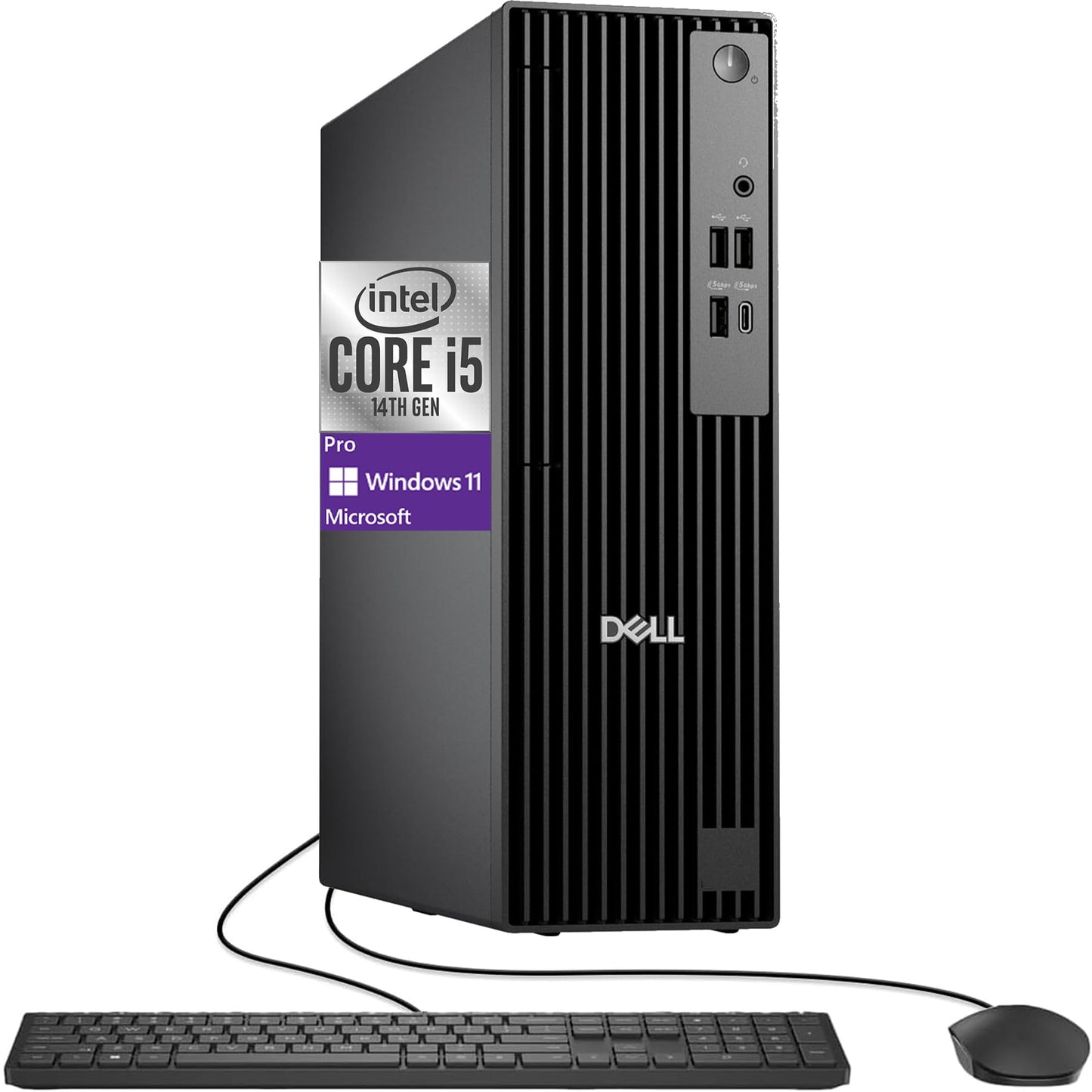 Oemgenuine 19x16x10 Inches Pro Slim Intel 14-Core i5-14500 4K 512GB SSD Tower Desktop
