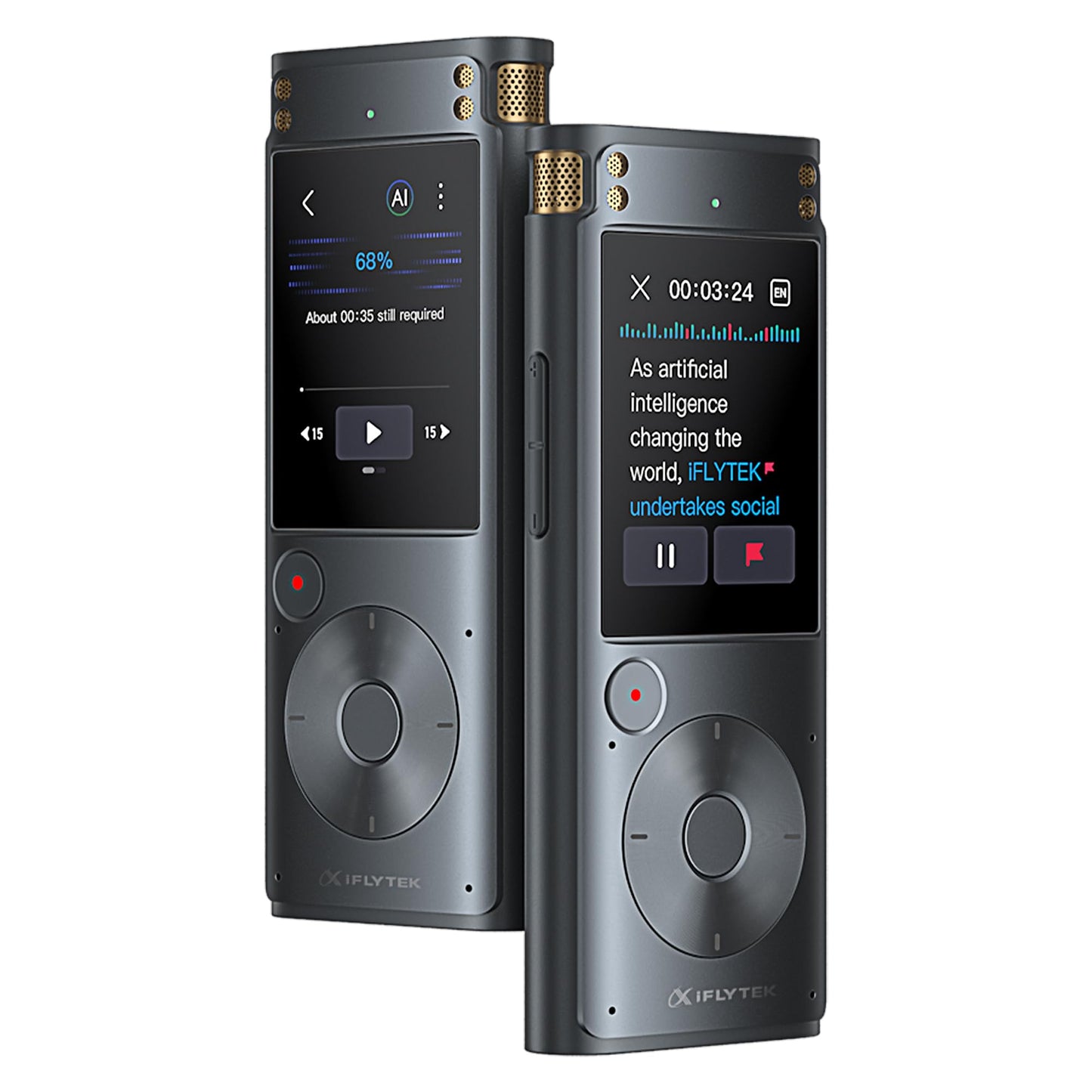 iFLYTEK 3 Inch 302Pro 8GB USB 2.0 Digital Voice Recorder