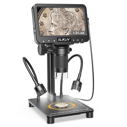 Elikliv 4.3" EDM4 Weighing 12MP 1080P Digital Microscope