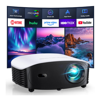 GOODEE YG600 Mini 1080P Portable Projector LCD Desktop 400 Inches