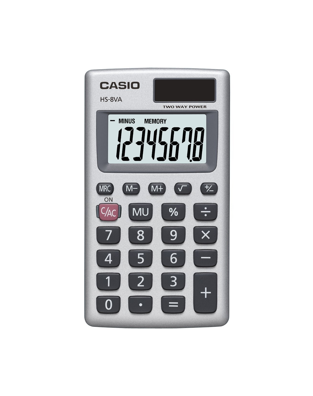 Casio 2.5 Inch HS-8VA LCD Standard Function Calculator