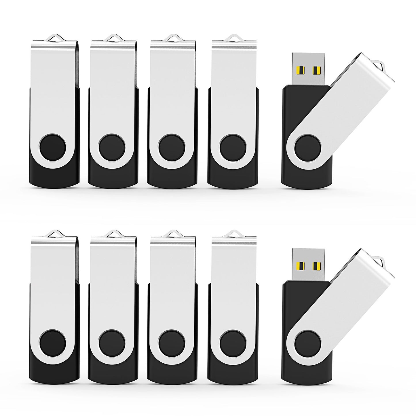 Aiibe 10 Count 8GB USB Flash Drive USB 2.0 Storage Device