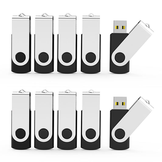 Aiibe 10 Count 8GB USB Flash Drive USB 2.0 Storage Device