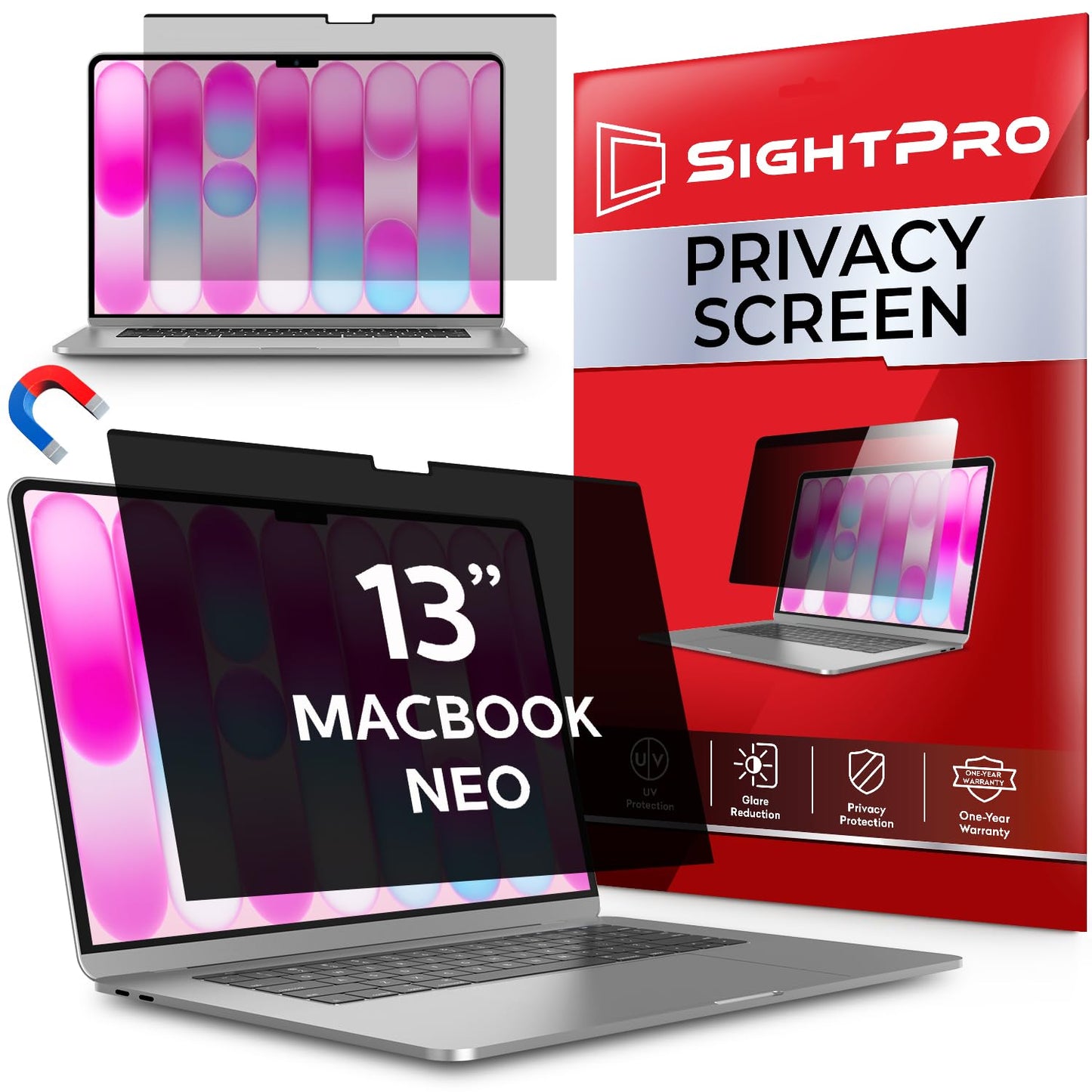 SightPro 13 Inch SP-PSM13MN26 Anti-Spy Privacy Filter