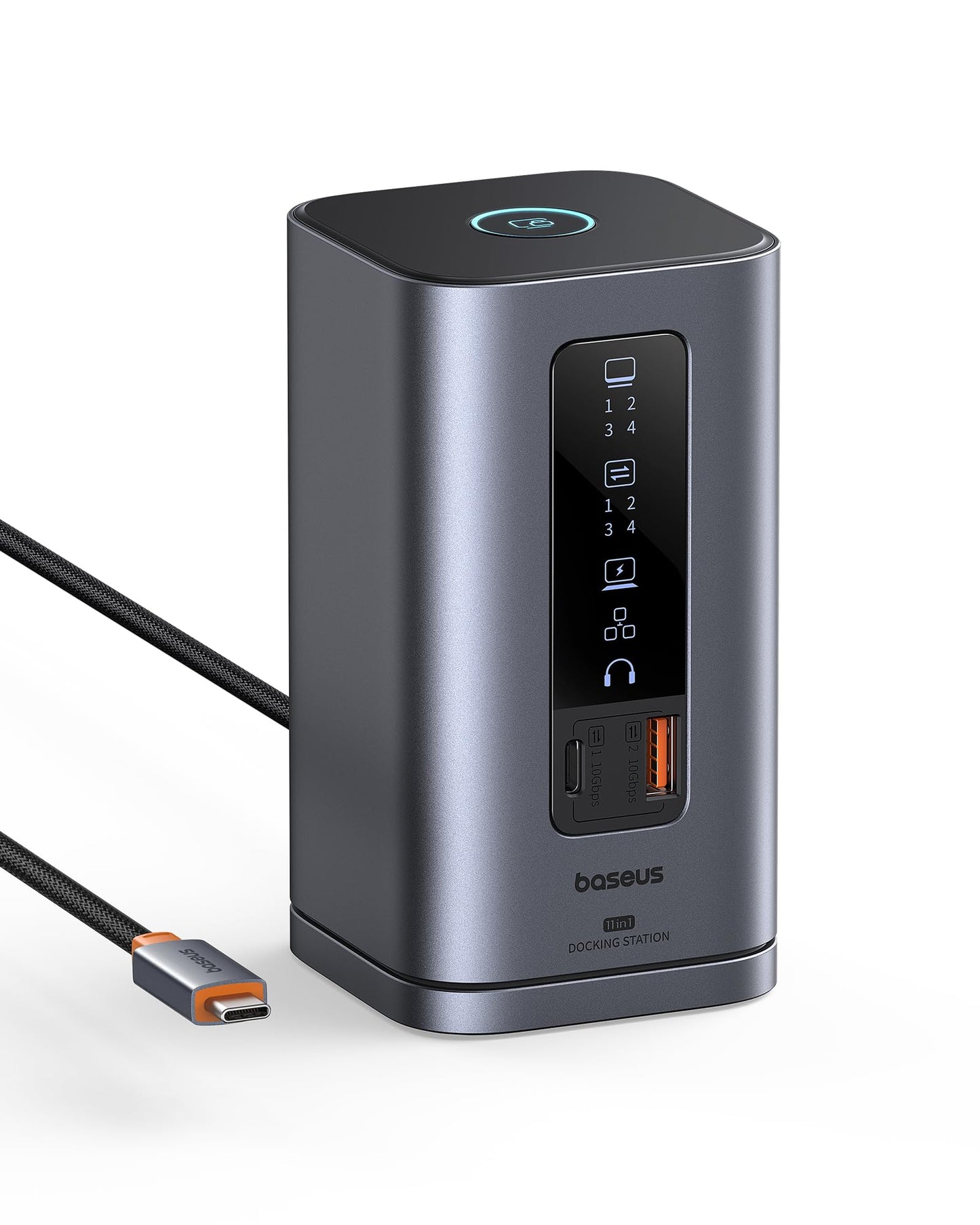 Baseus Spacemate Docking Station 11-in-1 USB-C Dock Triple Display 4K HDMI DisplayPort 100W PD Charging