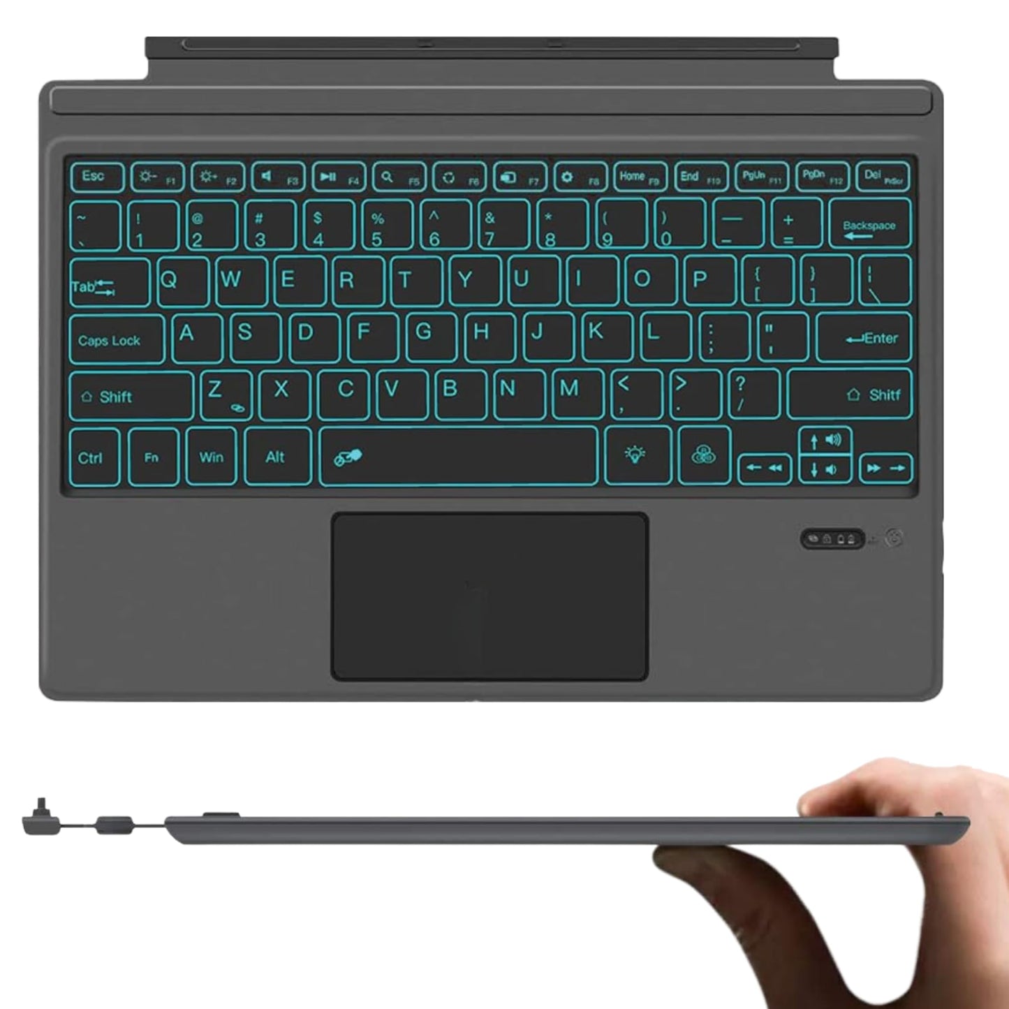 WirelessFinest 11.61 x 8.07 inches 1089D-C USB Cable Tablet Keyboards