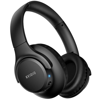 KVIDIO WH201A Bluetooth Headphones Over Ear 65 Hours Playtime