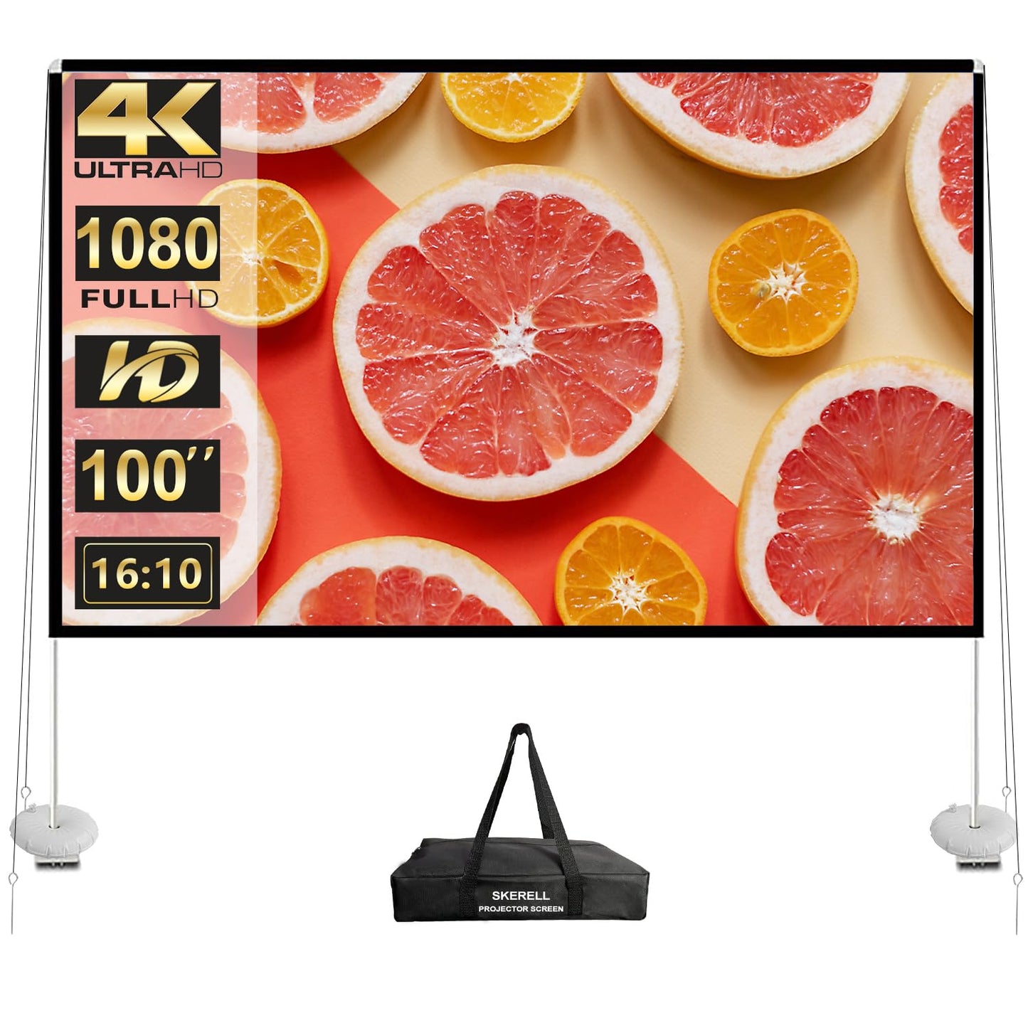 SKERELL 85" SKLI-100Pro 1080p Portable Projection Screen
