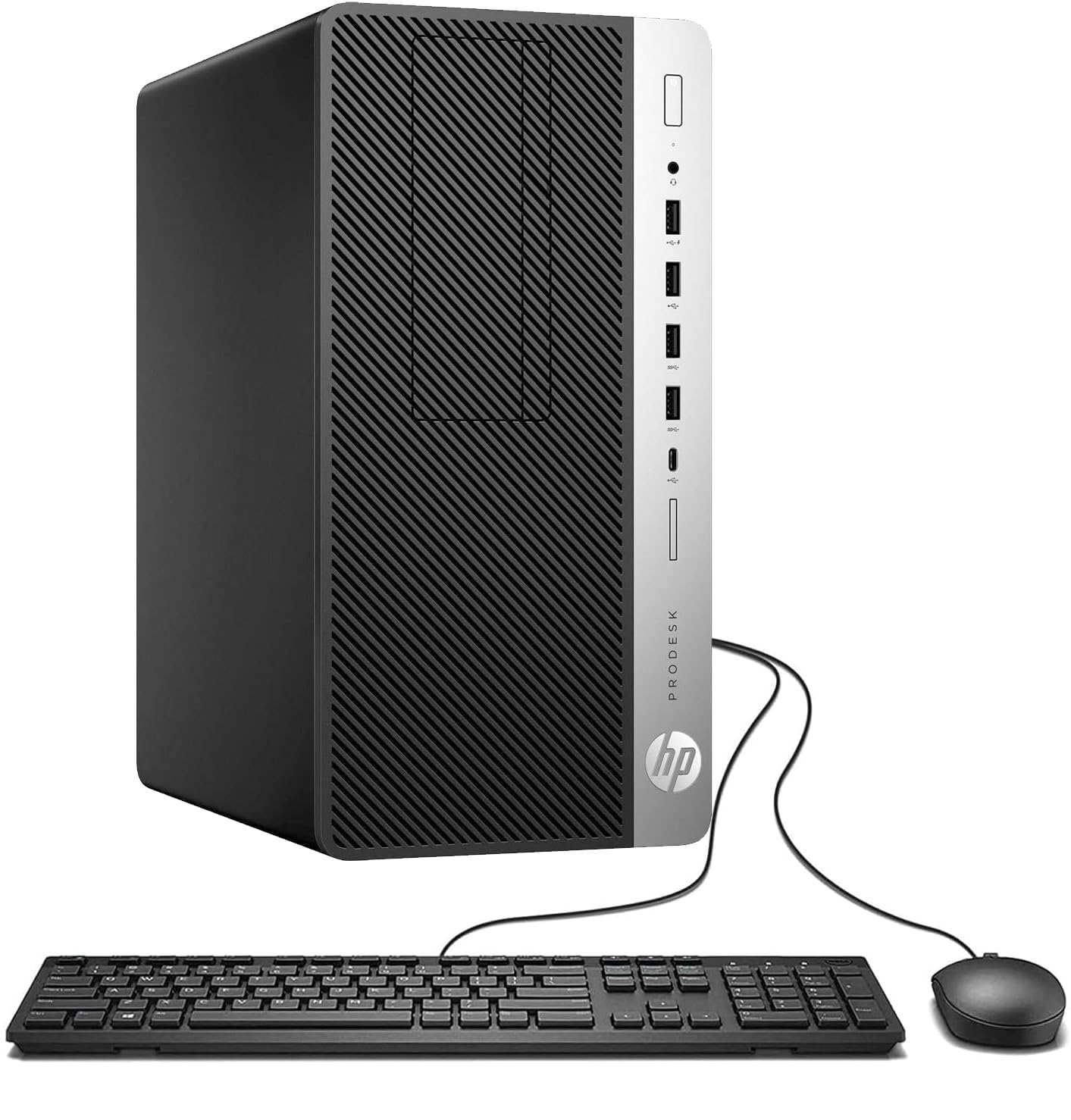 HP ProDesk 600G4 Computer Tower | Intel Core i7-8700 | 1TB SSD | 32GB DDR4 | Windows 11 Pro | Black