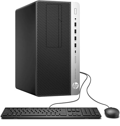 HP ProDesk 600G4 Computer Tower | Intel Core i7-8700 | 1TB SSD | 32GB DDR4 | Windows 11 Pro | Black