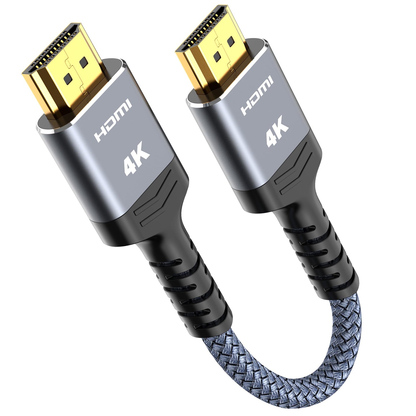 Highwings 1.07ft 4K HDMI Cable 18Gbps Male-to-Male with Ethernet