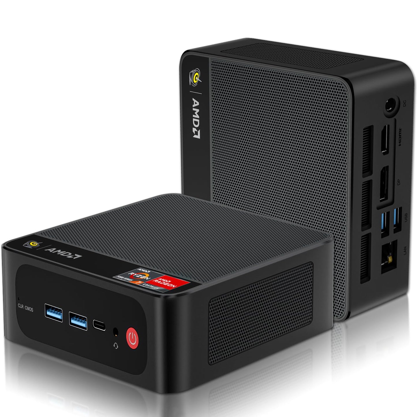 Beelink SER5 Mini PC, Ryzen 5 5625U (6C/12T, up to 4.3GHz), 16GB DDR4 RAM, 500GB NVMe SSD, Triple Monitor Support, WiFi 6, Bluetooth 5.4, Type-C, 2.5G Ethernet