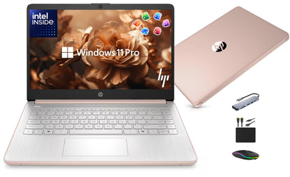 HP 14" Laptop 2026 Intel N150 1366x768 4GB DDR4 SSD 128GB