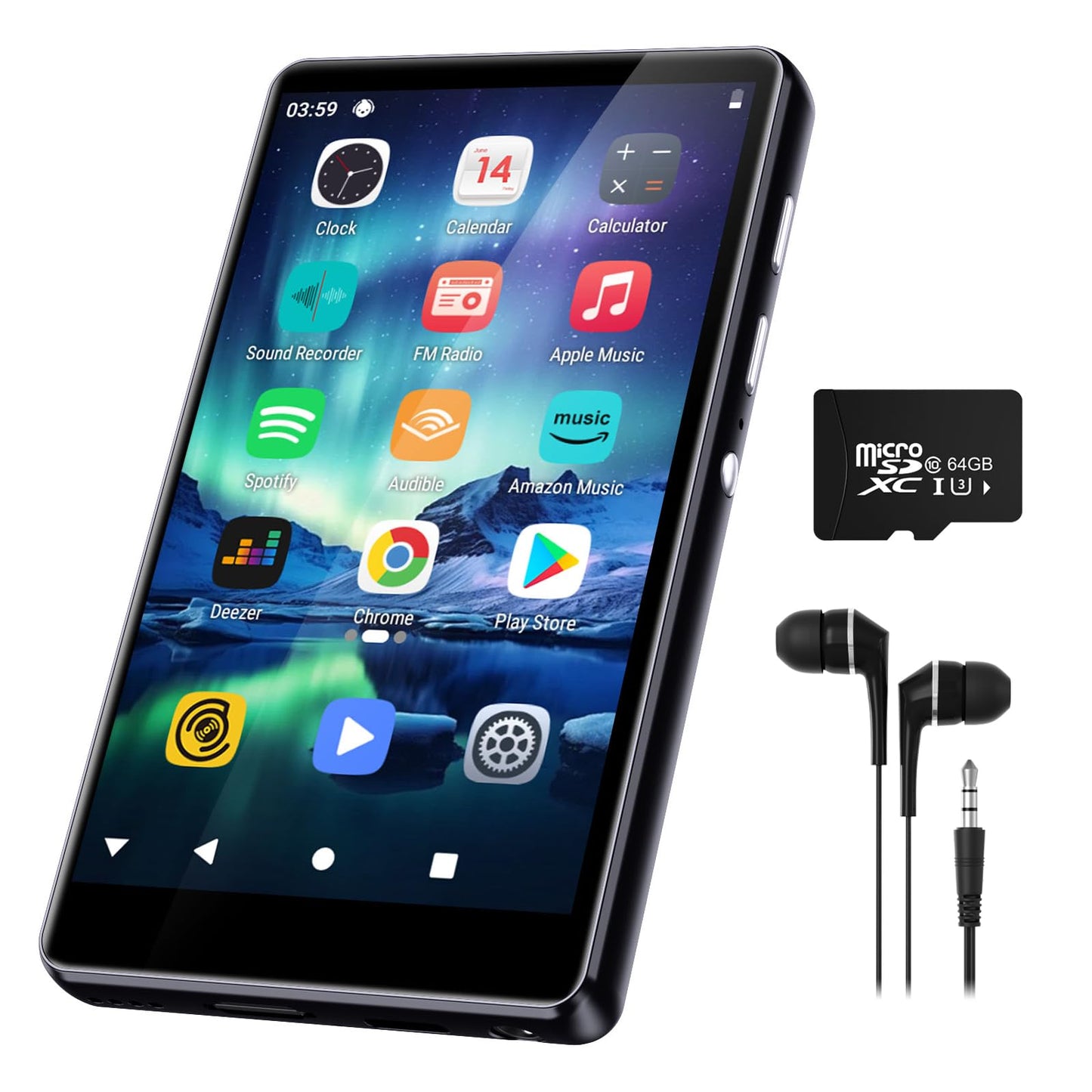 SWOFY 4 Inches M503 pro-80GB LCD MP3 Player with Bluetooth and Wi-Fi