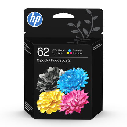 HP N9H64FN Ink Cartridge Set, Black and Tri-Color, 200 Page Yield, Compatible with HP Envy and OfficeJet Printers