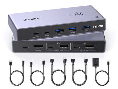 UGREEN 8 HDMI KVM Switch Model 25961