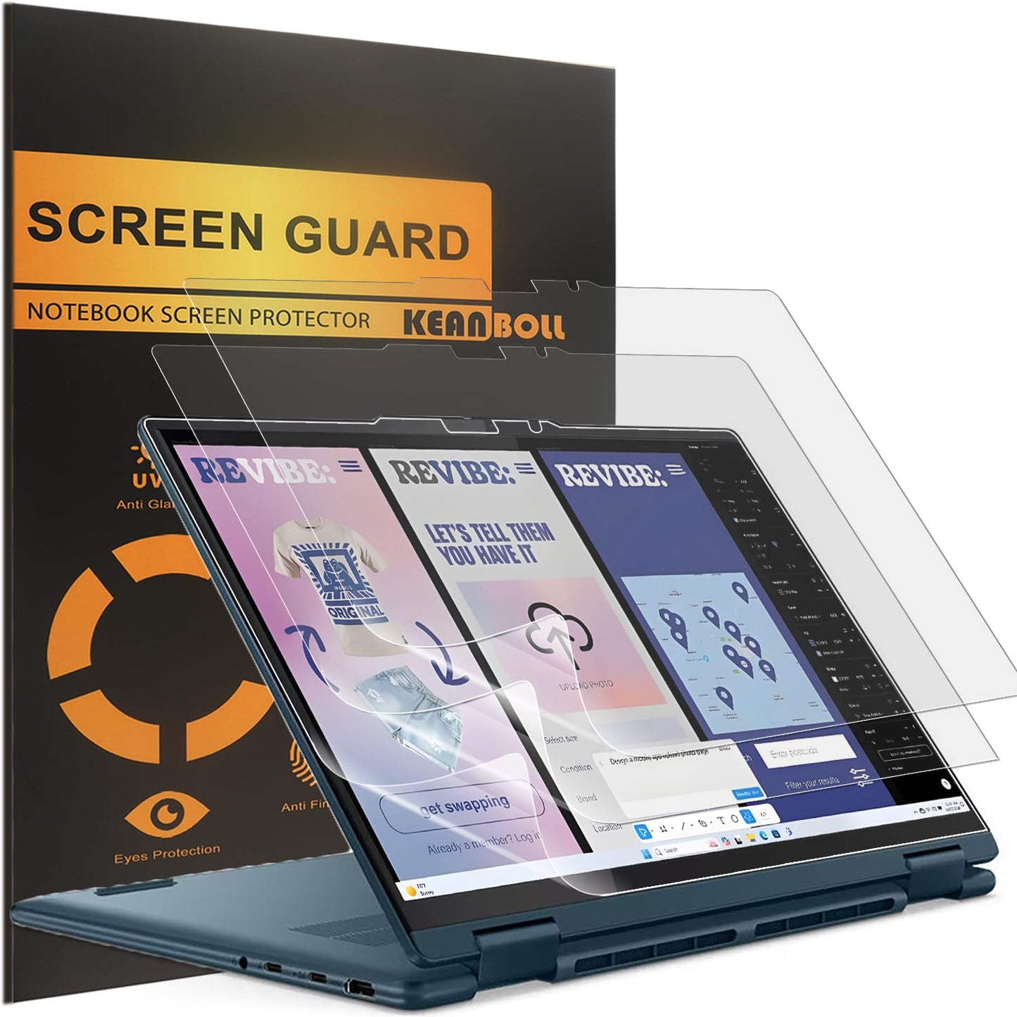KEANBOLL 14IN Screen Protector for Lenovo Yoga 7 14" 2-in-1 Touchscreen Anti Glare Matte 5H