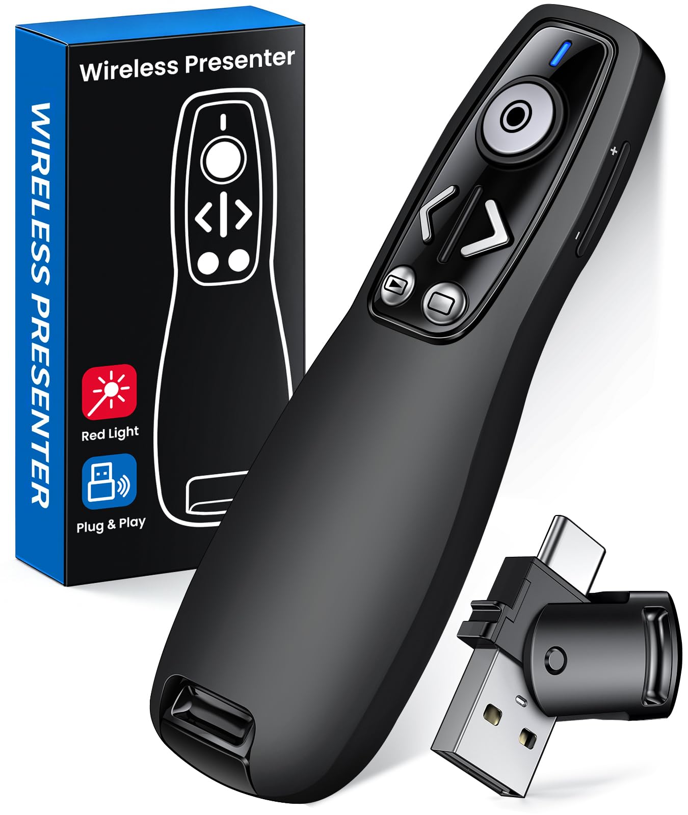 ELISWEEN 5.31" WP503 Wireless Presenter Remote