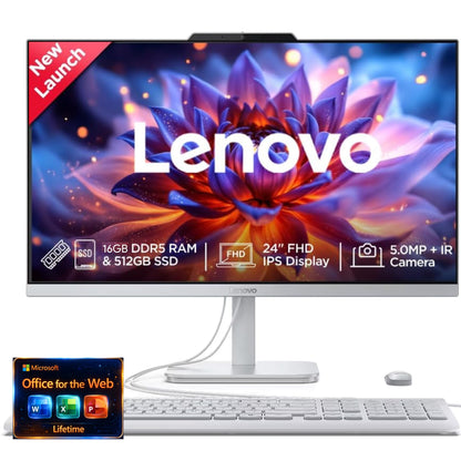 Lenovo 23.8" FHD A27002T Intel N100 1920x1080 All-in-One Computer