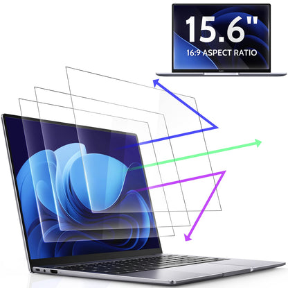 Peslv 15.6 Inch Laptop Screen Protector Model JS-1234 Anti Glare 99.3% Blue Light Block Scratch Resistant Matte Finish