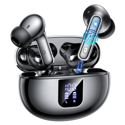 EUQQ YYK-Q10 AI Bluetooth 5.4 Translation Earbuds, Environmental Noise Cancellation, 199 Languages, Wireless