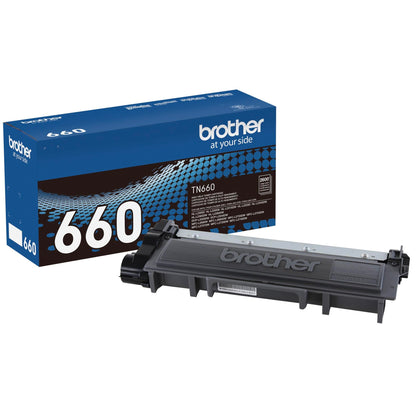 Brother TN660 High-Yield Toner Cartridge, Black, Page Yield 2600, 1 Pack