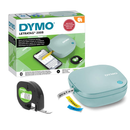 DYMO LetraTag 200B Thermal Label Printer, Monochrome Print, Bluetooth Connectivity, 160 x 160 Resolution