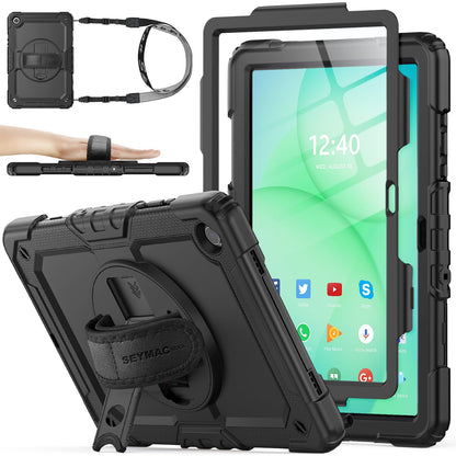 SEYMAC Stock Case for Samsung Galaxy Tab A11 Plus/A9 Plus 11 inch, Model: SM-X230/X235/X236/X238/X210/X216/X218, Black, Full-Body Coverage