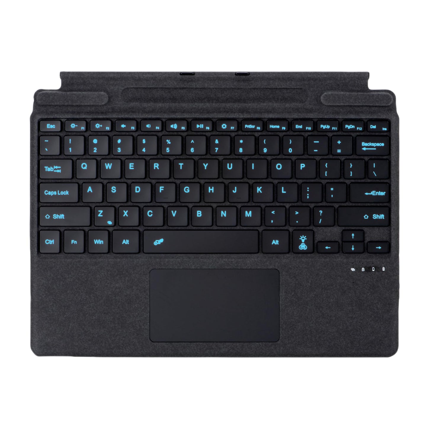 Zoof Surface Pro 11/10/9/8/X Detachable Keyboard; Bluetooth; Ambidextrous; QWERTY Layout; Lightweight; Rechargeable; Black