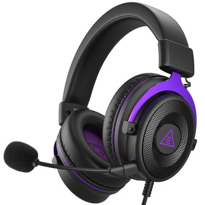 EKSA E900 Wired Headset, Model E900, 50mm Driver, 3.5mm Jack, Over-Ear Design, Audio Accessories