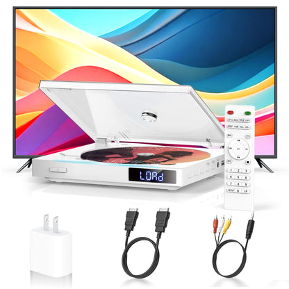 Delleson DL-DVP Mini Region Free DVD Player 1080p HDMI Outputs Compact Design
