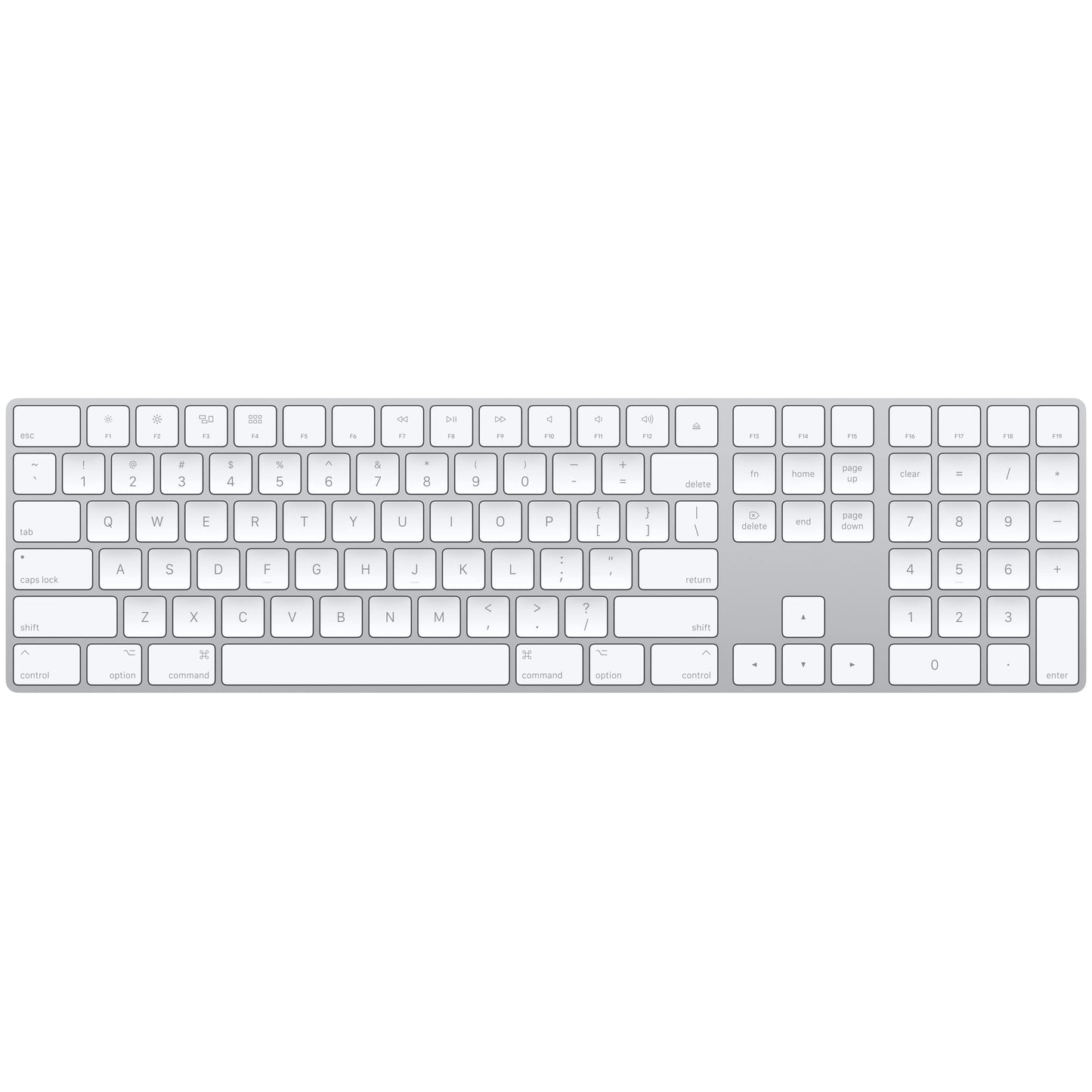 Apple 16.48 x 4.52 x 0.1 inches MXCJ3LL/A Wireless Keyboard with Numeric Keypad