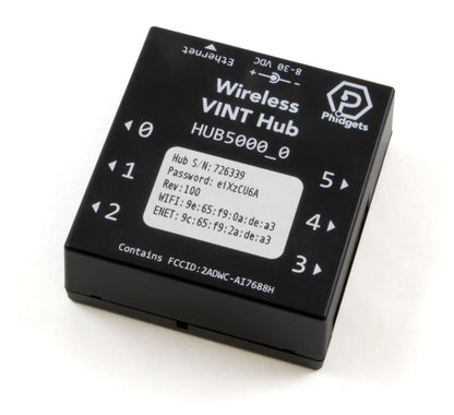 Phidgets HUB0001_0 Ethernet, Wi-Fi Linux VINT Hub