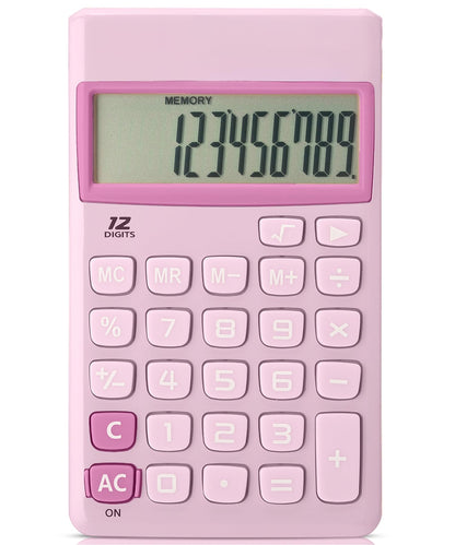 Mr. Pen 4.6" x 2.8" ZGUW003M344VC Standard Function LCD 12-Digit Calculator