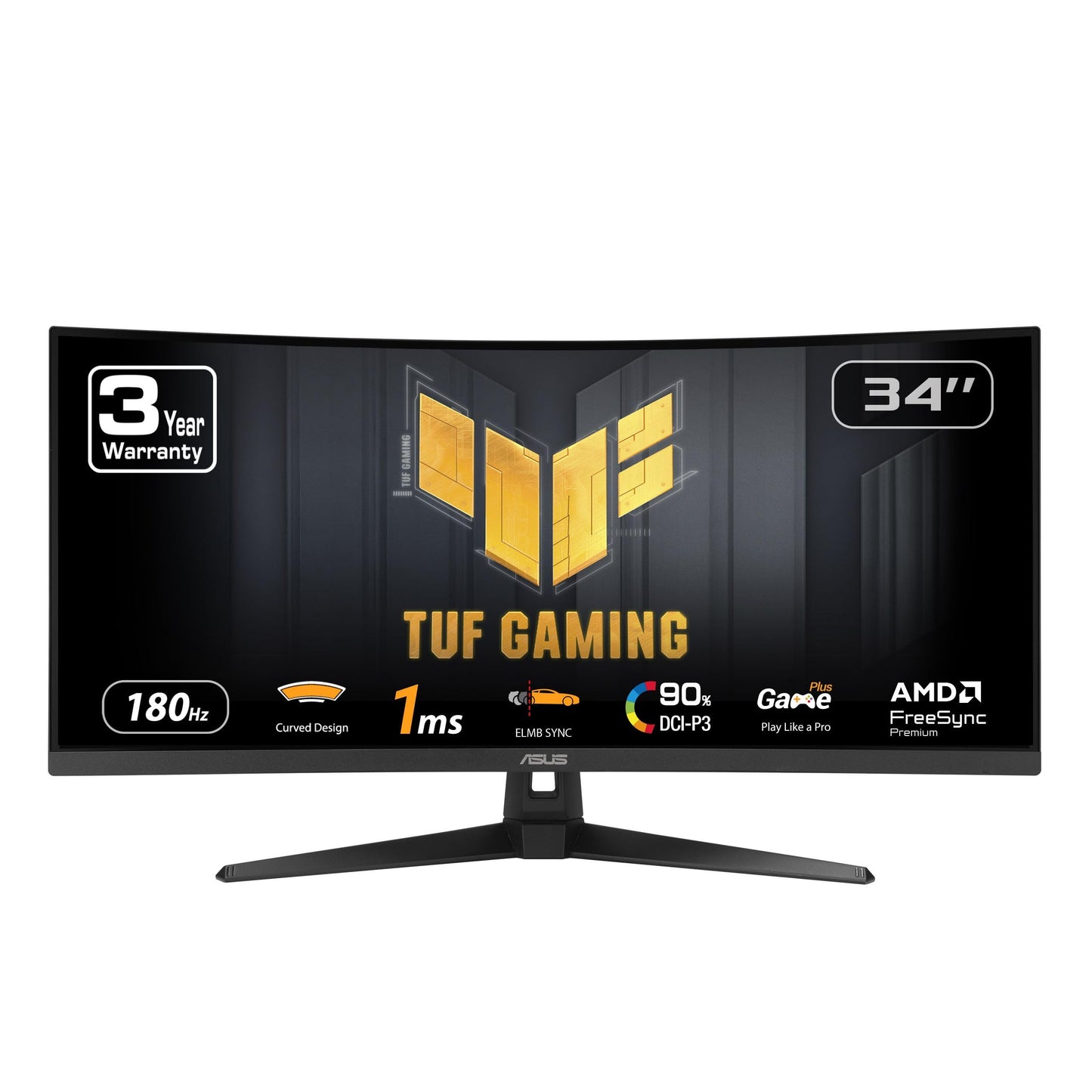ASUS 34 Inches VG34VQ3B QHD 3440x1440 180Hz LED Curved Monitor