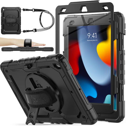 SEYMAC Stock Case for iPad 9th/8th/7th Generation 10.2 inches Black Model Y2SD-iPad10.2bl
