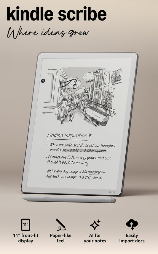 Amazon 11 inch Kindle Scribe 32GB E-Reader 300dpi 60Hz eBook Reader