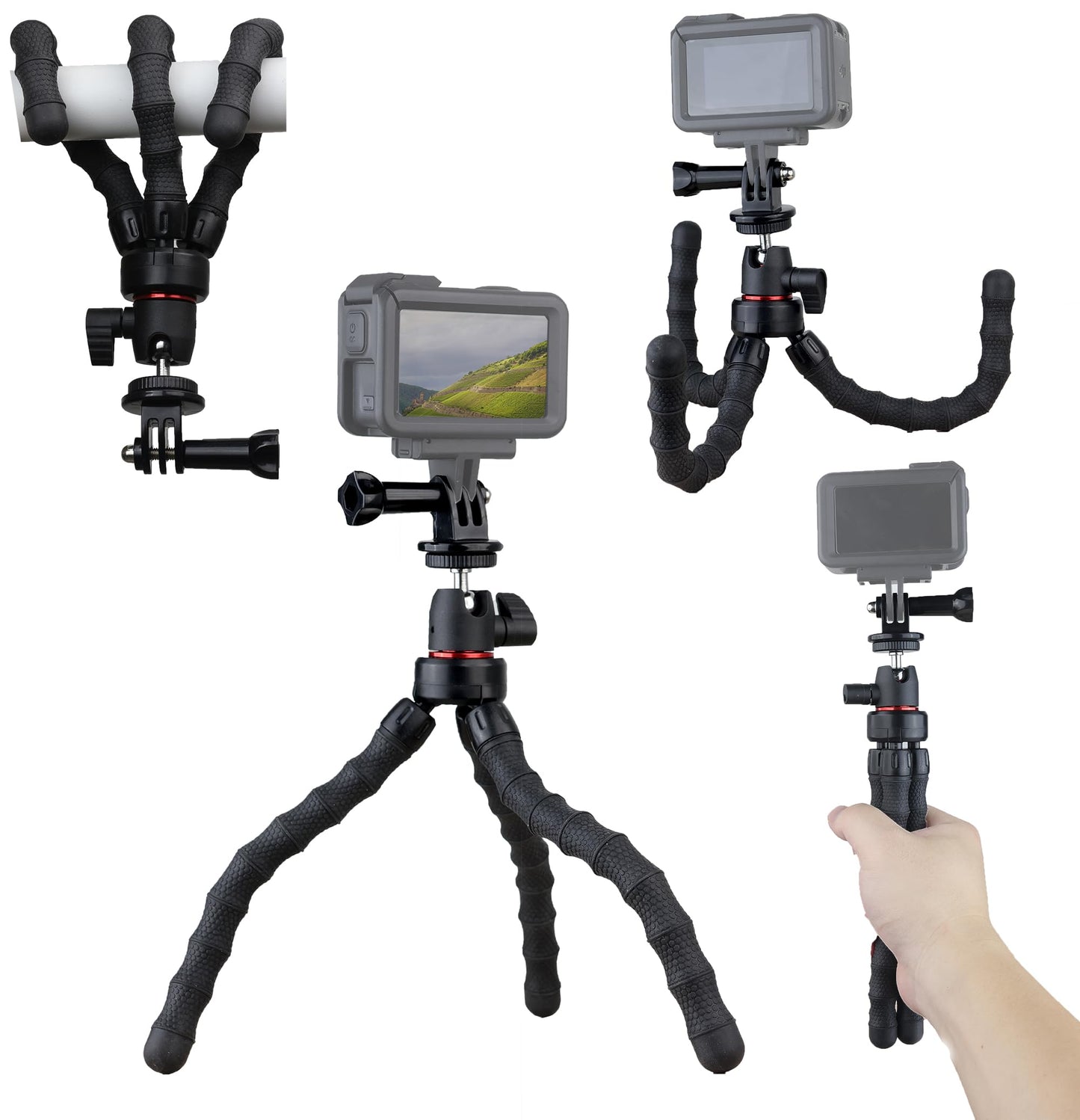 Hocoder Flexible Tripod HC-006-01 Light Weight 0.08kg