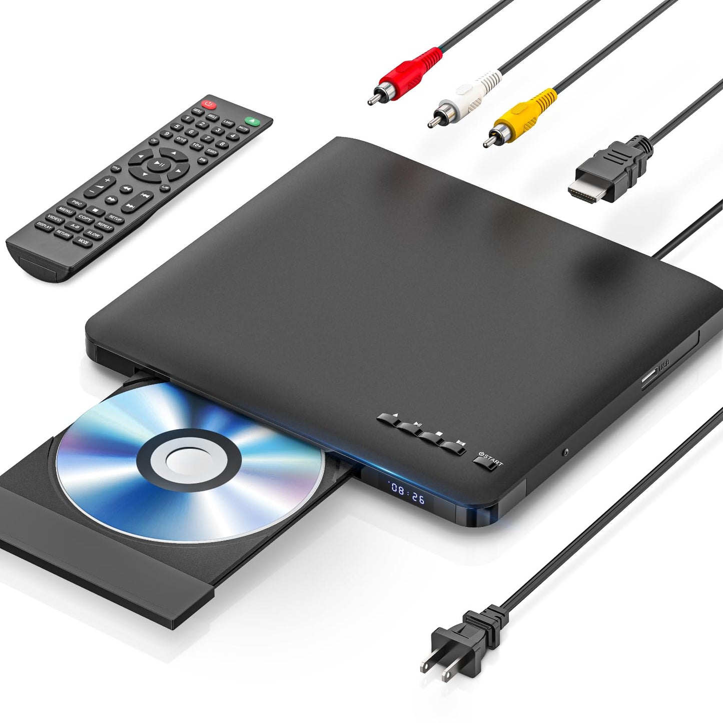 MAITE MTDVD-10Lite FHD 1920x1080 Multi-Language Support
