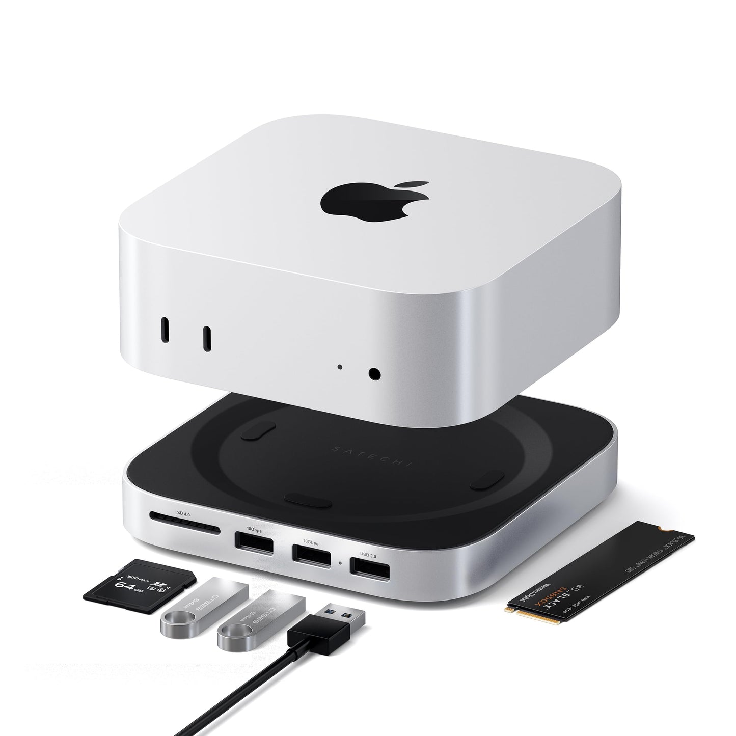 Satechi M4 Mac Mini Dock ST-GNMMES 5 Ports USB 3.2 10Gbps Hub